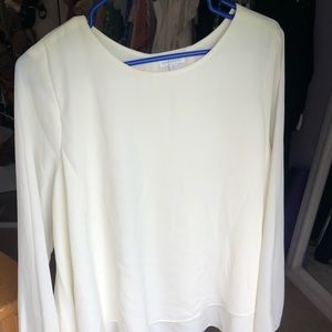 Cream colored blouse